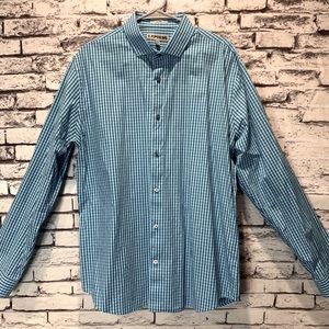 Mens XL Express Button Down Dress Shirt